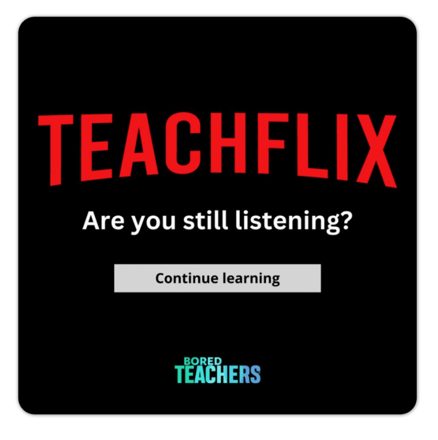 Teachflix Sticker - Bored Teachers