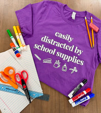Easily Distracted by School Supplies