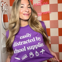 Easily Distracted by School Supplies