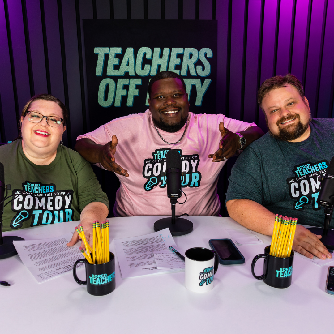 Bored Teachers Comedy Tour T-Shirt - Heather Teal