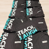 Teach Laugh Sleep Repeat T-Shirt - Black