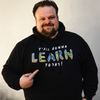 Y'all Gonna Learn Today Pullover Hoodie - Black
