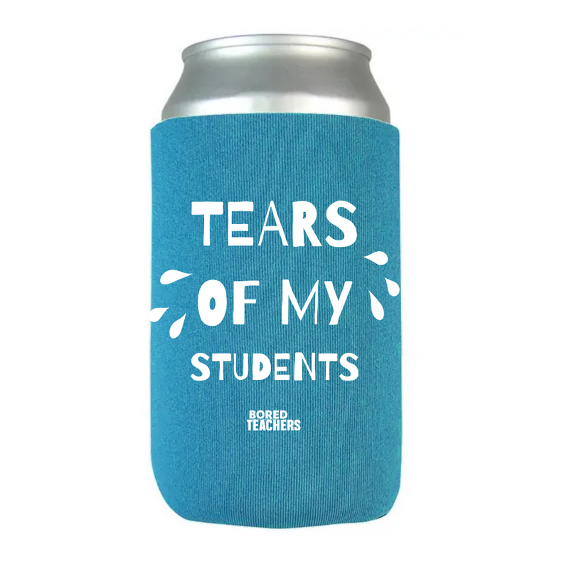 Tears Of My Students Koozie - Turquoise