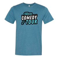 Bored Teachers Comedy Tour T-Shirt - Heather Teal - Bored Teachers