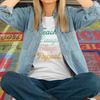 Teach. Laugh. Sleep. Repeat. T-Shirt - White