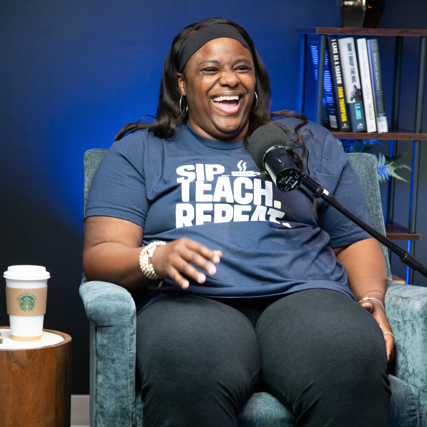 "SIP. TEACH. REPEAT." T-shirt