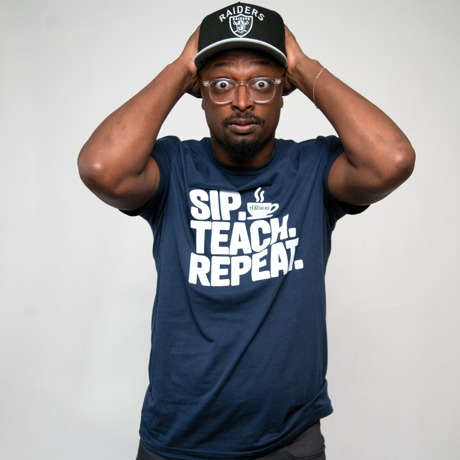 "SIP. TEACH. REPEAT." T-shirt