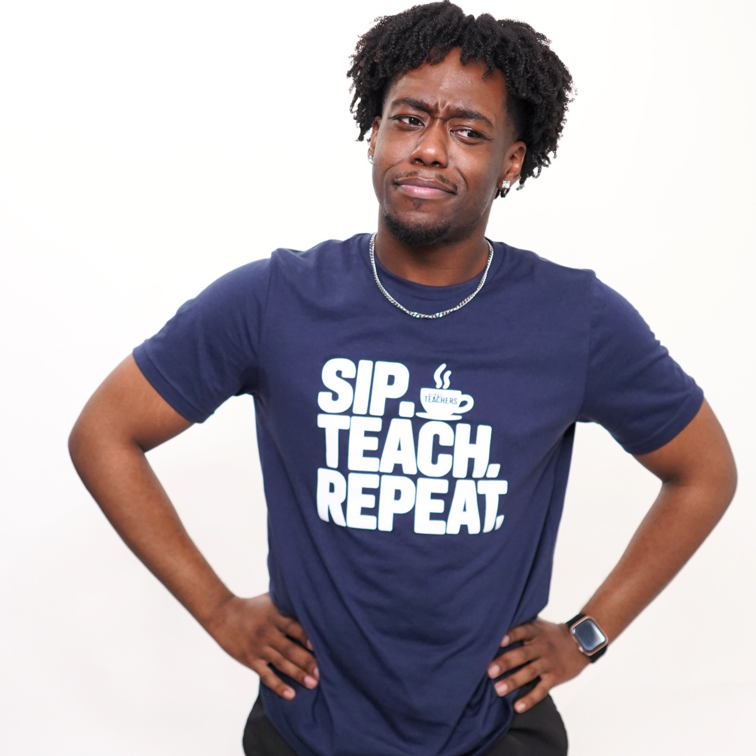 "SIP. TEACH. REPEAT." T-shirt