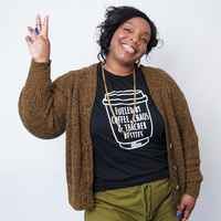 "Fueled By Coffee, Chaos & Teacher Besties" T-shirt