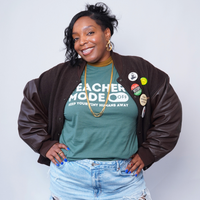 "Teacher Mode Off: Keep Your Tiny Humans Away" T-shirt